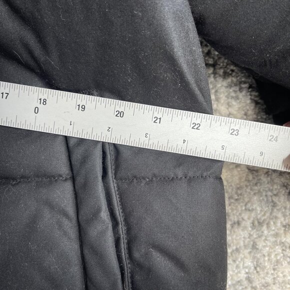 ATWYLD Jacket Womens Large Black Cropped Puffer Quilted Zip Front High Collar - Picture 4 of 8